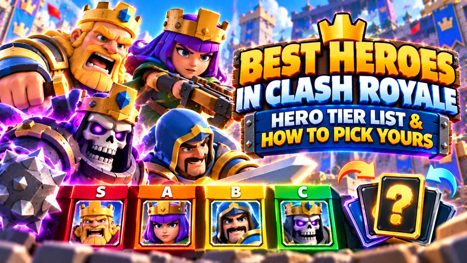 Best Heroes in Clash Royale: Hero Tier List & How to Pick Yours
